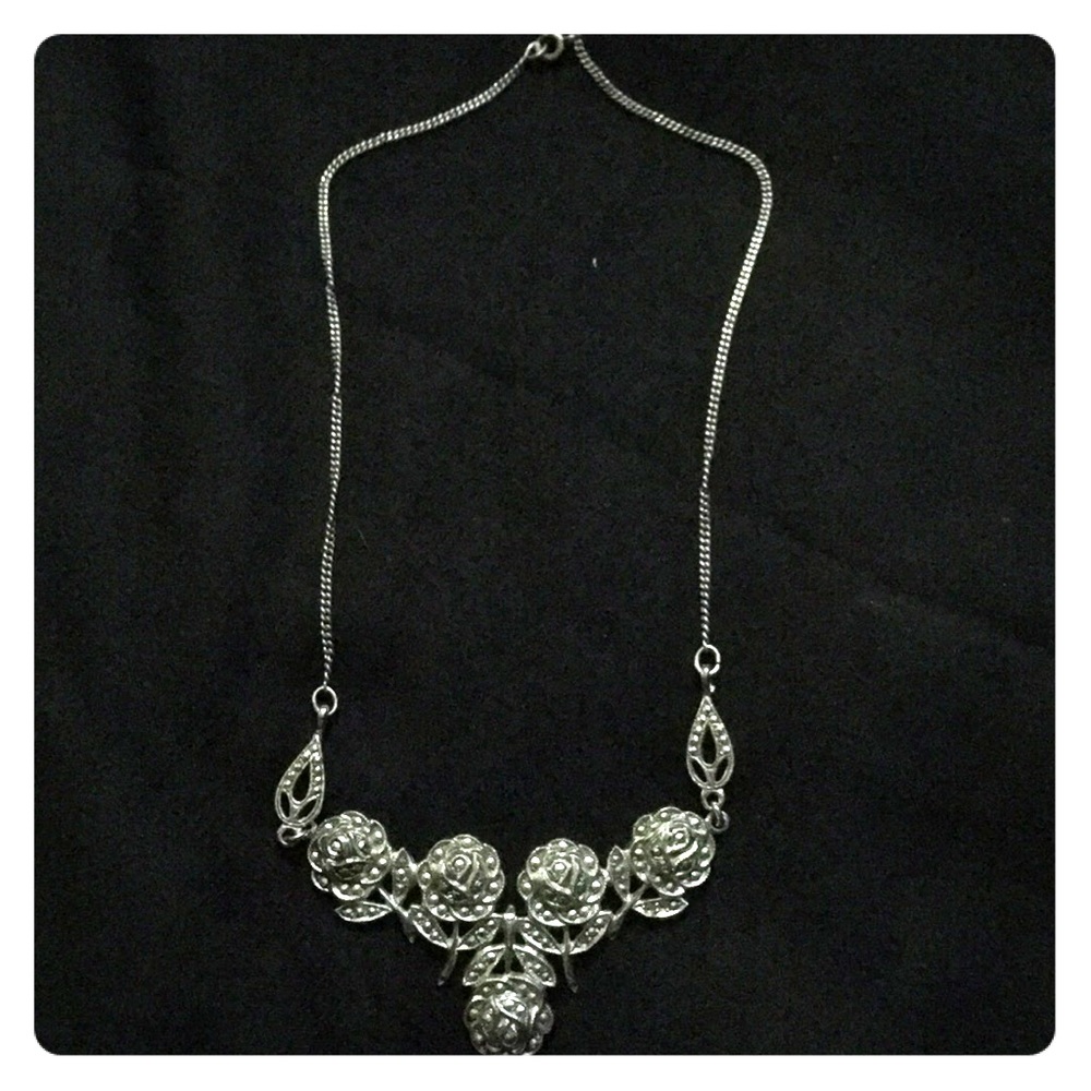 Antique Sterling choker necklace